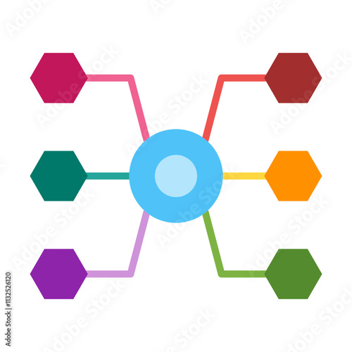 Nanocatalyst Vector Flat Icon Design Design