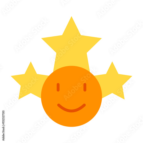 Good Review Vector Flat Icon Design Design
