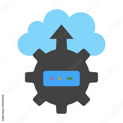 Storage Vector Flat Icon Design Design