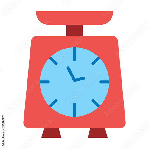 Weight Vector Flat Icon Design Design