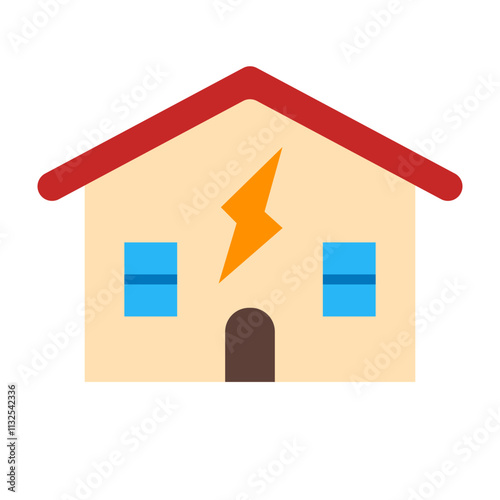 Energy Vector Flat Icon Design Design