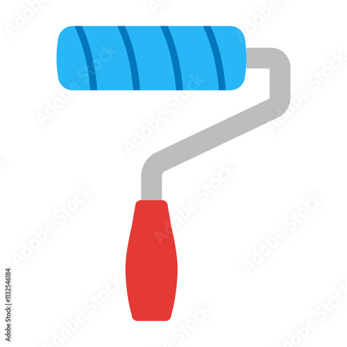 Paint Roller Vector Flat Icon Design Design