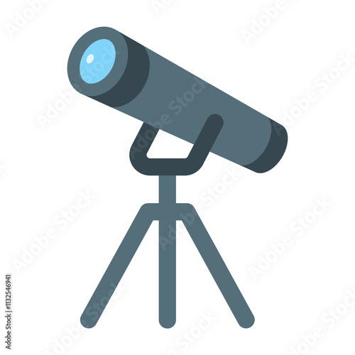 Space Probe Vector Flat Icon Design Design