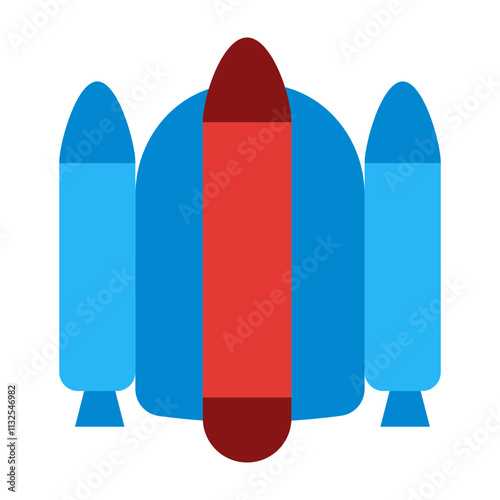 Jetpack Vector Flat Icon Design Design