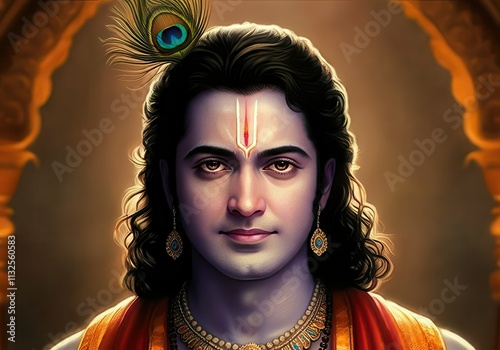 a Hindu god Vishnu