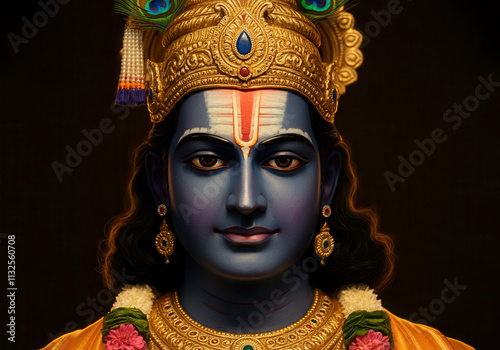 a Hindu god Vishnu