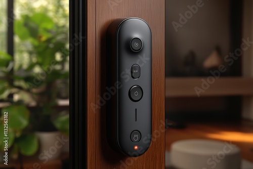 Smart lock enables remote access for enhanced home security and convenience photo