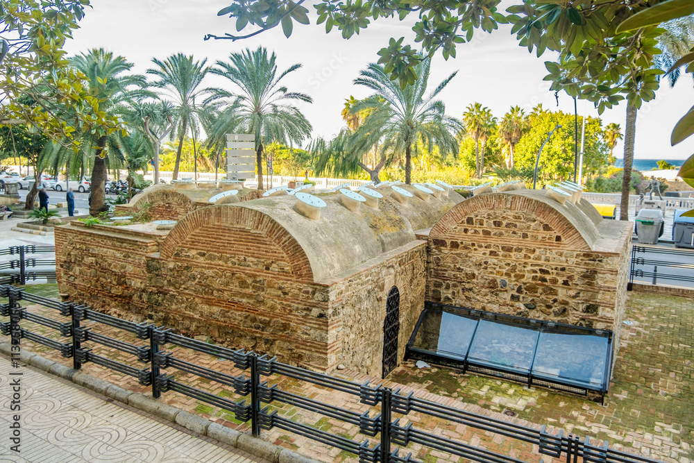 Arab Baths - Touristic attraction in Ceuta, Spain, North Africa