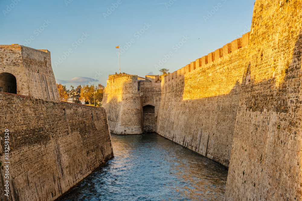Royal Castle and Walls, main historic landmark of Ceuta in Spain, North Africa