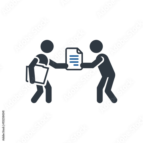Document Handover Process Icon