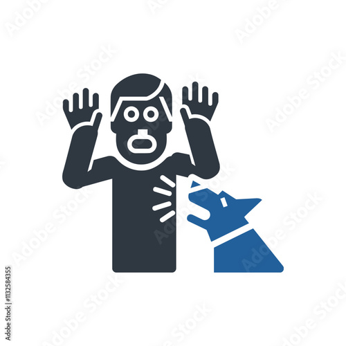 Dog Barking Threat Icon