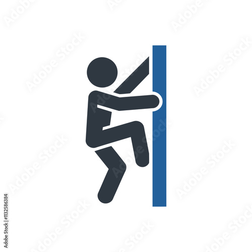 Rock Climbing Wall Icon