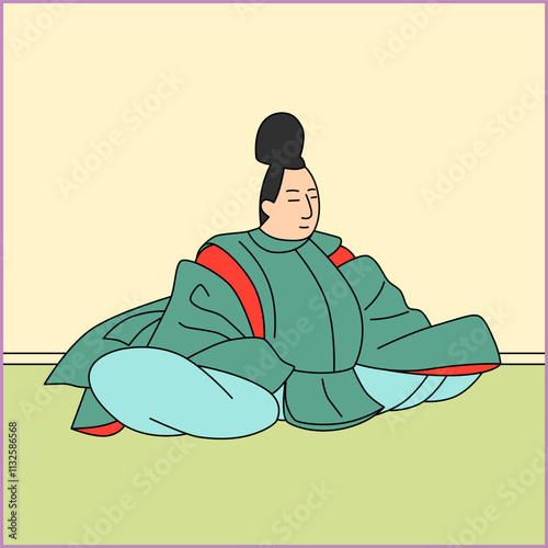 カラー正方形百人一首　藤原実方朝臣