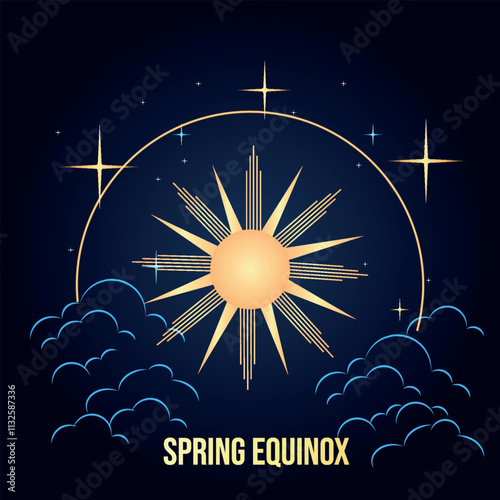 Spring Equinox. March 20. In the northern hemisphere, the day becomes longer than the night.