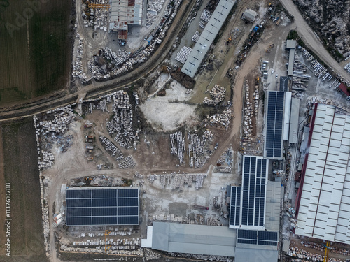 Marble processing plant embracing solar energy for sustainable manufacturing