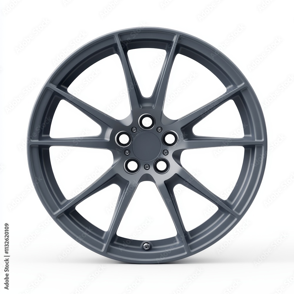 High-Performance Magnesium Wheels with Hollow-Spoke Structure and Anodized Coating on White Background for Optimal Strength-to-Weight Ratio High-Performance Magnesium Wheels with Hollow-Spoke Structure and Anodized Coating on White Background for Optimal Strength-to-Weight Ratio