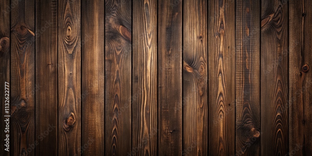 Obraz premium Dark Brown Wood Planks Background Texture A Rich and Detailed Image Perfect for Design Projects