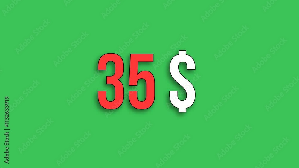 Price 35 dollars precio en dolares green screen