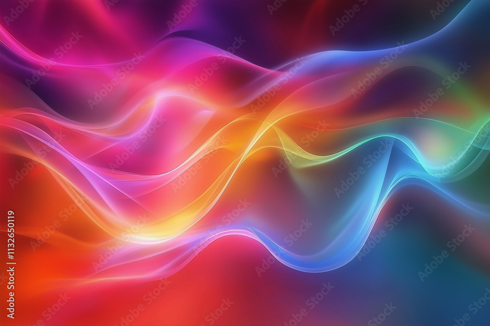 Obraz premium a background screen of a soft image with a combination of red, green and blue colors