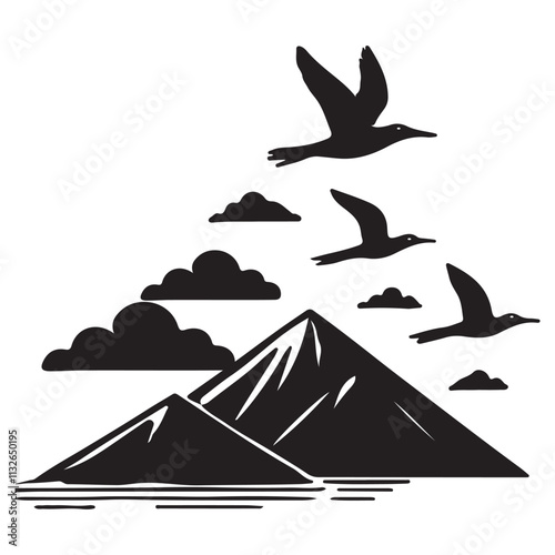 Nature Themes mountain vector