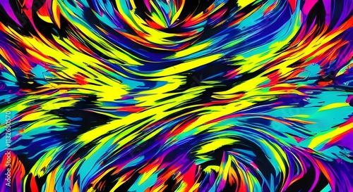 Colorful Abstract Art Backdrops with Dynamic Color Splashes and Bold, Chaotic Accents | 042