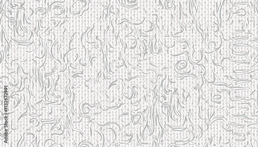 Obraz premium Zentangle inspired doodles, swirling lines, textured patterns, on a light background