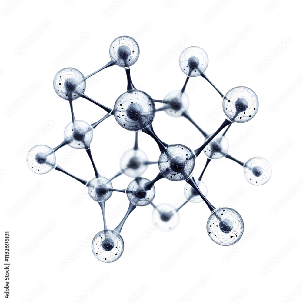 Fototapeta premium dna strand on transparent background
