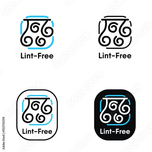 Lint Free information sign