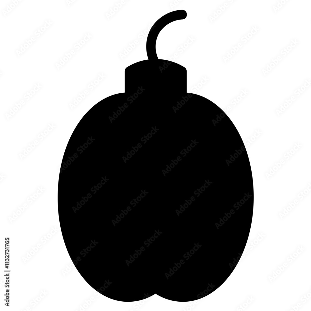 Obraz premium Autumn Fall Pumpkin Glyph Icon