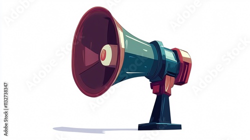 Professional Megaphone Vector Illustration for Marketing Campaigns and Communication Strategies