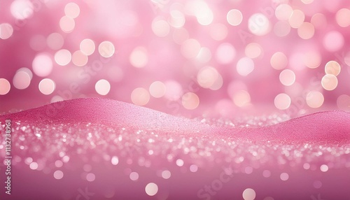 abstract pink pastel bokeh lights background