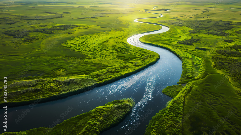 river in the mountains
