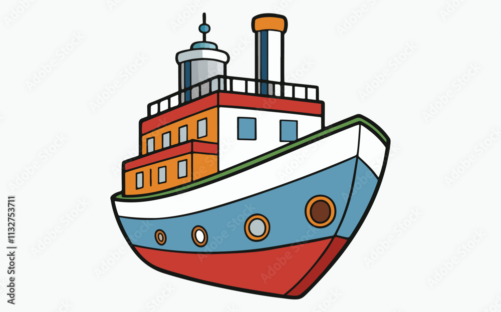 Obraz premium Ship Clipart vector