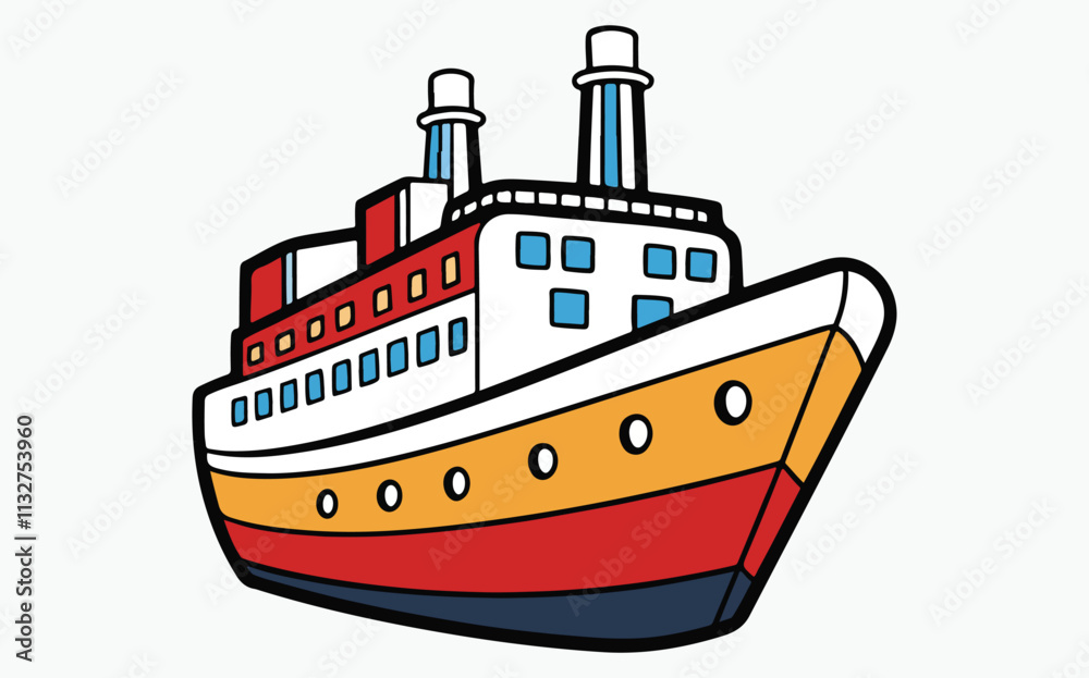 Obraz premium Ship Clipart vector