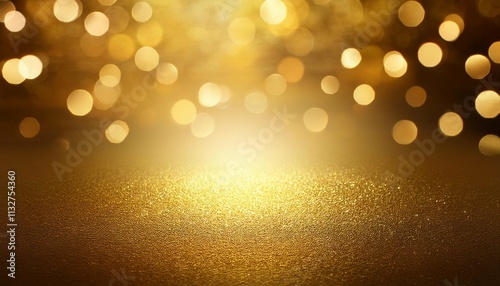 gold background with light bokeh abstrat background
