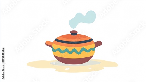 Wallpaper Mural Modern Steamer Pot Vector Illustration for Culinary Designs and Projects Torontodigital.ca
