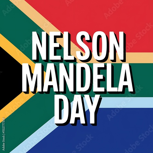 Nelson Mandela Day Celebrated on South African Flag