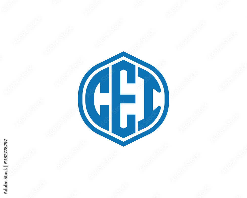 Obraz premium CEI logo design vector template. CEI
