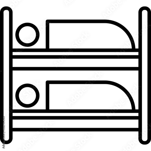 Bunk Bed Icon