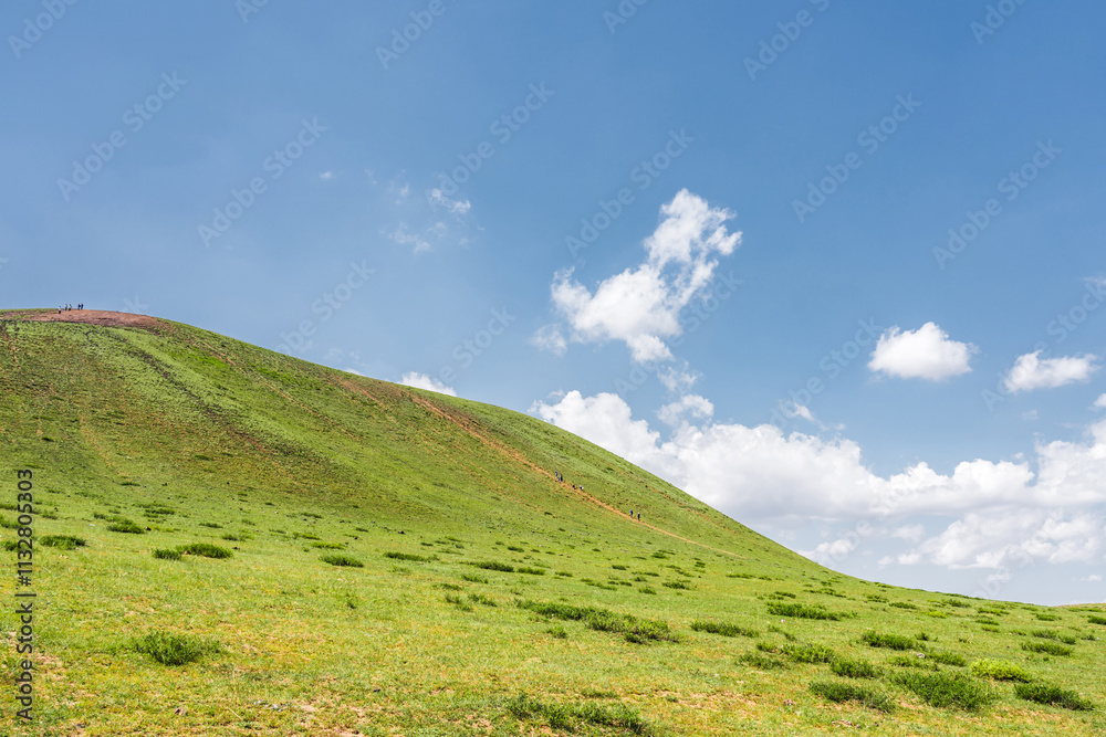 Scenery of Ulanqab Ulanhada No.5 Volcano in Inner Mongolia, China Scenery of Ulanqab Ulanhada No.5 Volcano in Inner Mongolia, China
