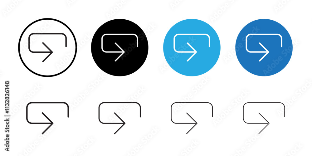 Refresh icon Flat line illustration Refresh icon Flat line illustration
