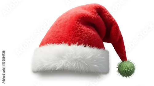 Classic Santa Hat with White Pom-pom
