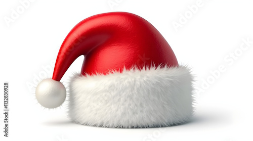 Santa Hat with Soft Red Fabric
