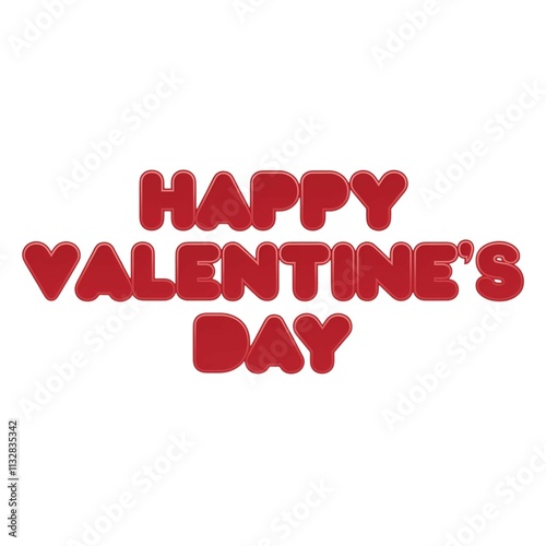 Beautiful Valentine's Day Love Concept in Calligraphy Style