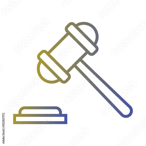 Gavel icon Design
