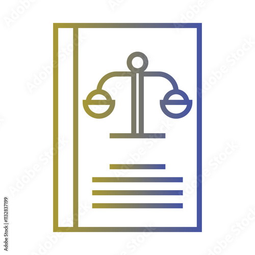 Law Book icon Design