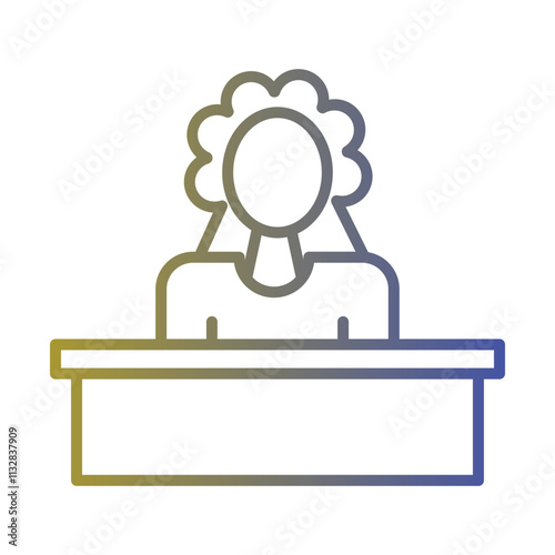 Magistrate icon Design