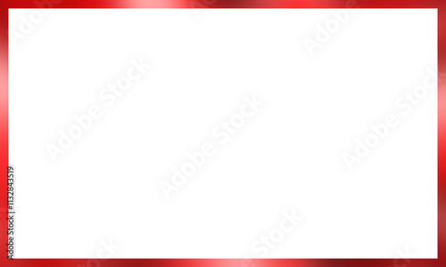 Free Download Glossy red rectangle frame. Shiny red border frame. Christmas card frame - GFXLoad