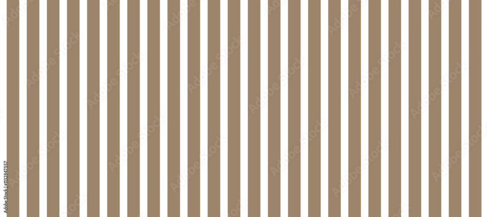Obraz premium Brown and white vertical stripes background 