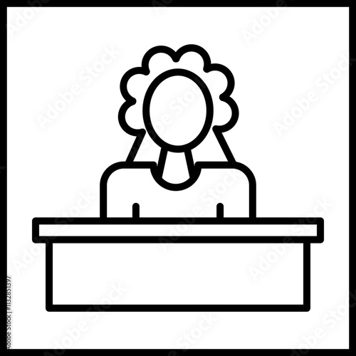 Magistrate icon Design